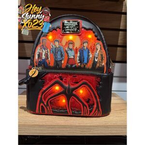 Loungefly Stranger Things Group Portrait Light-Up Mini Backpack